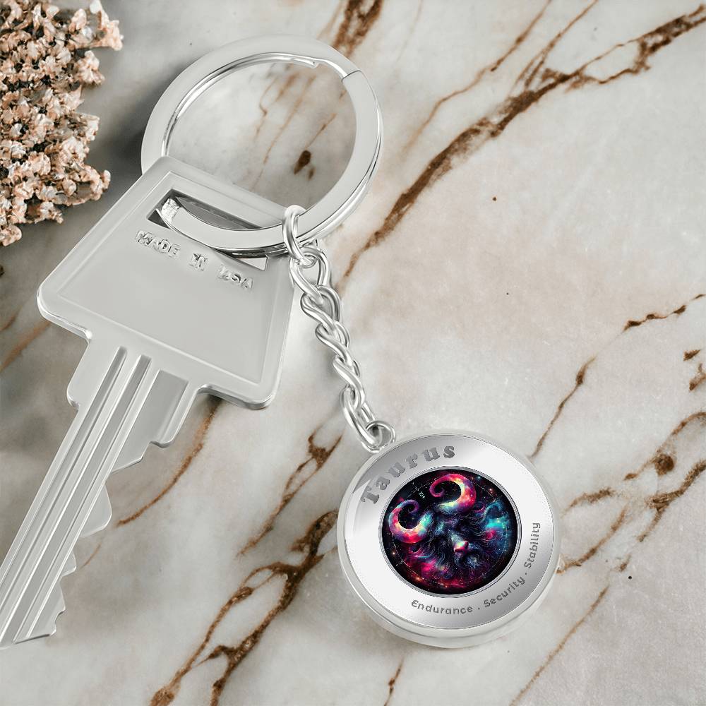 Taurus - Affirmation Keychain - More Than CharmsMore Than Charms