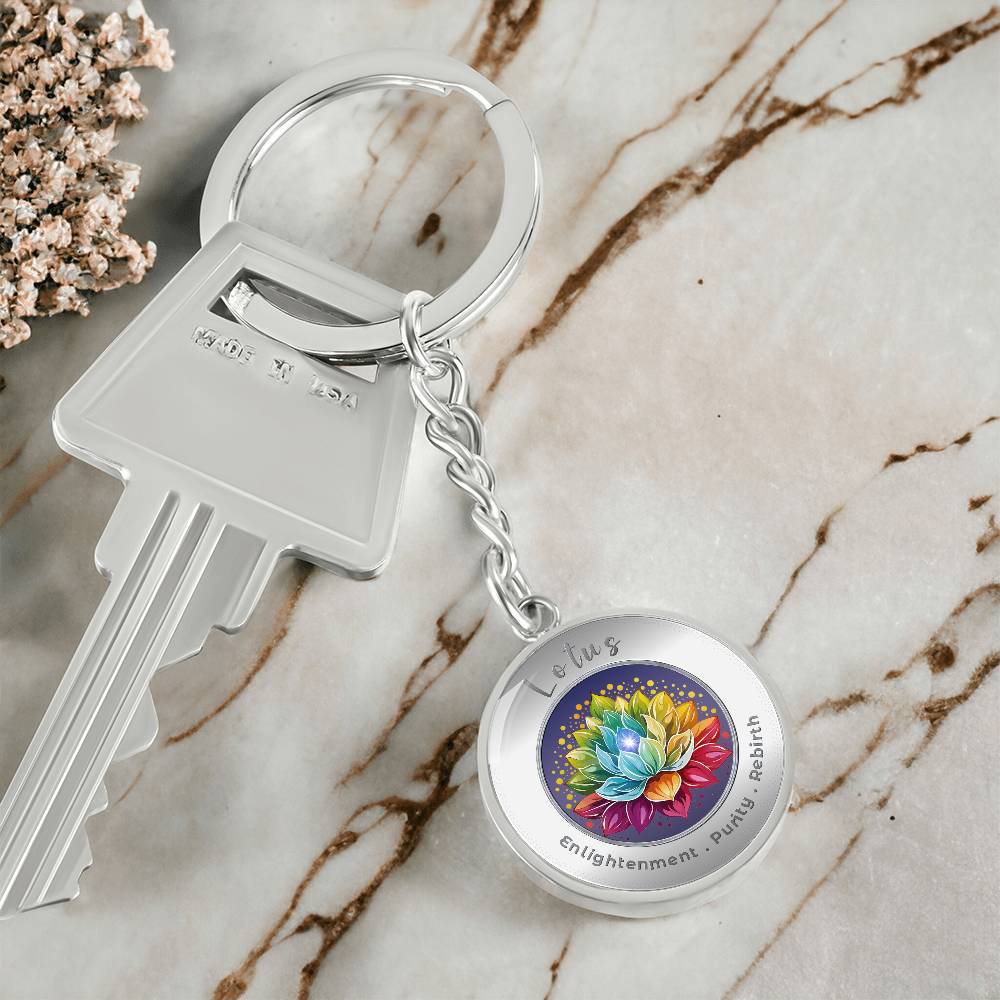 Lotus - Affirmation Keychain - More Than CharmsMore Than Charms