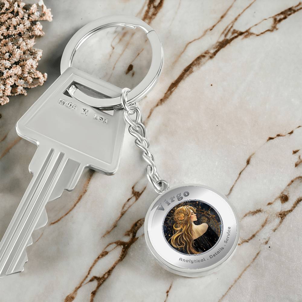 Virgo - Affirmation Keychain - More Than CharmsMore Than Charms