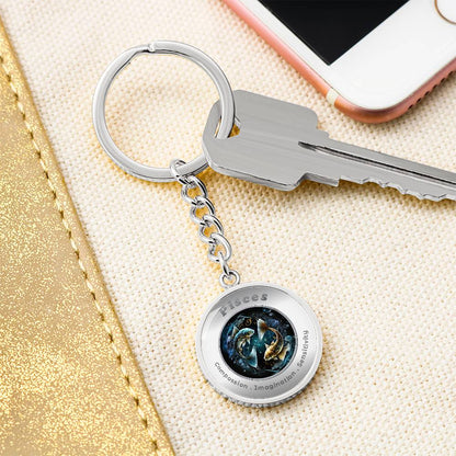 Pisces - Affirmation Keychain - More Than CharmsMore Than Charms