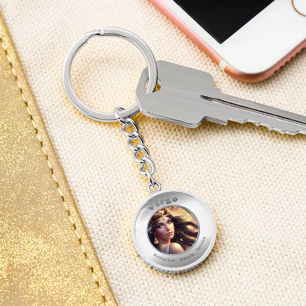 Virgo - Affirmation Keychain - More Than CharmsMore Than Charms