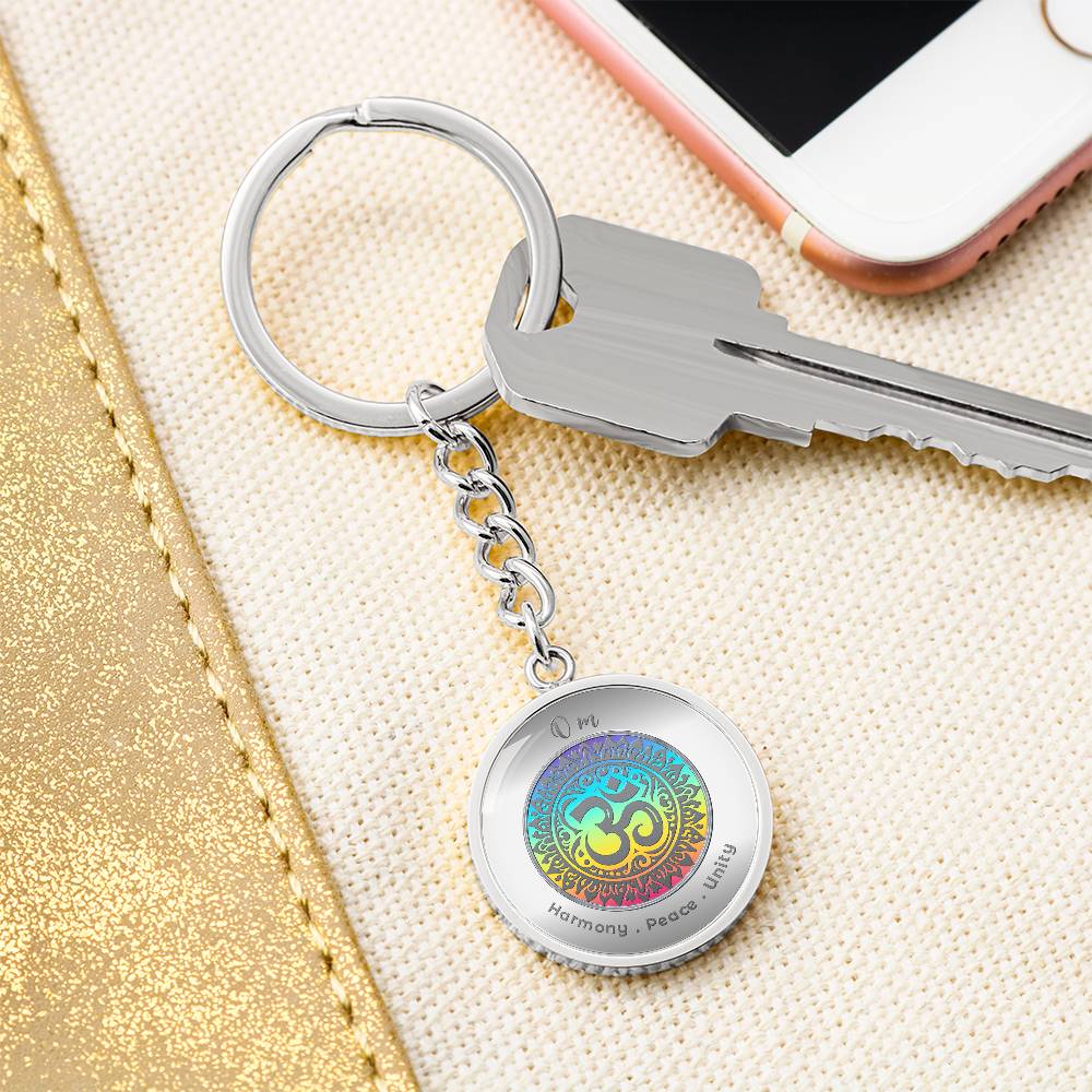 Om - Affirmation Keychain - More Than CharmsMore Than Charms