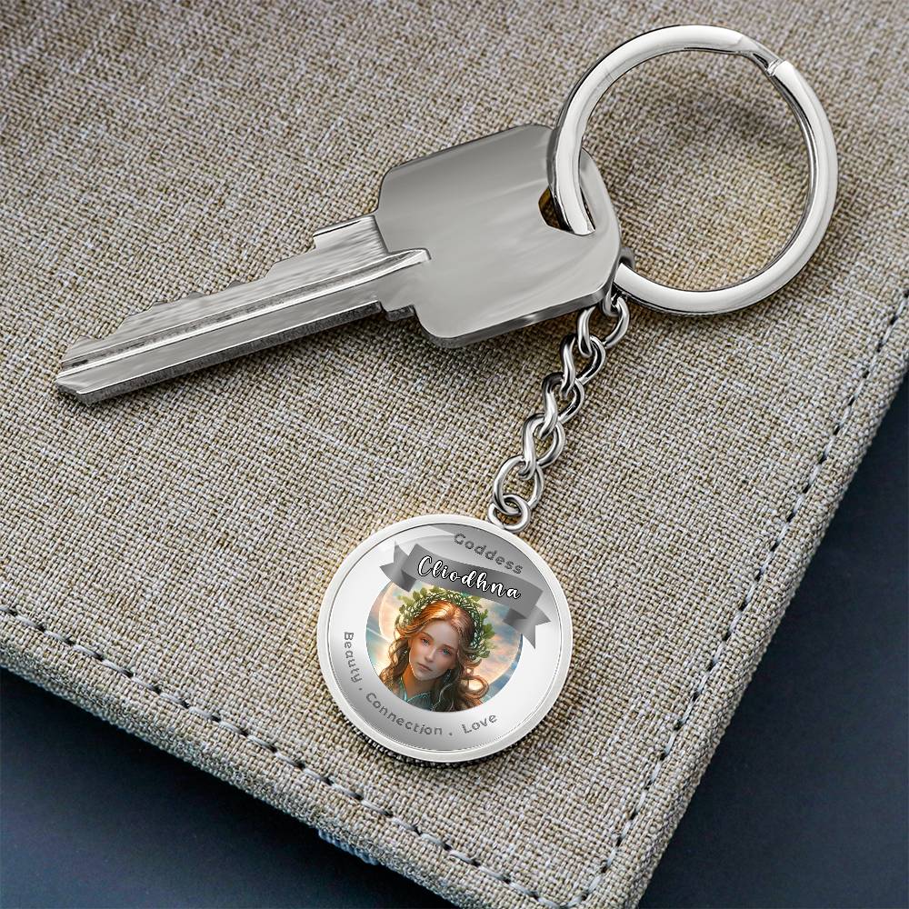 Cliodhna - Affirmation Keychain For.Beauty Connection Love - More Than CharmsMore Than Charms