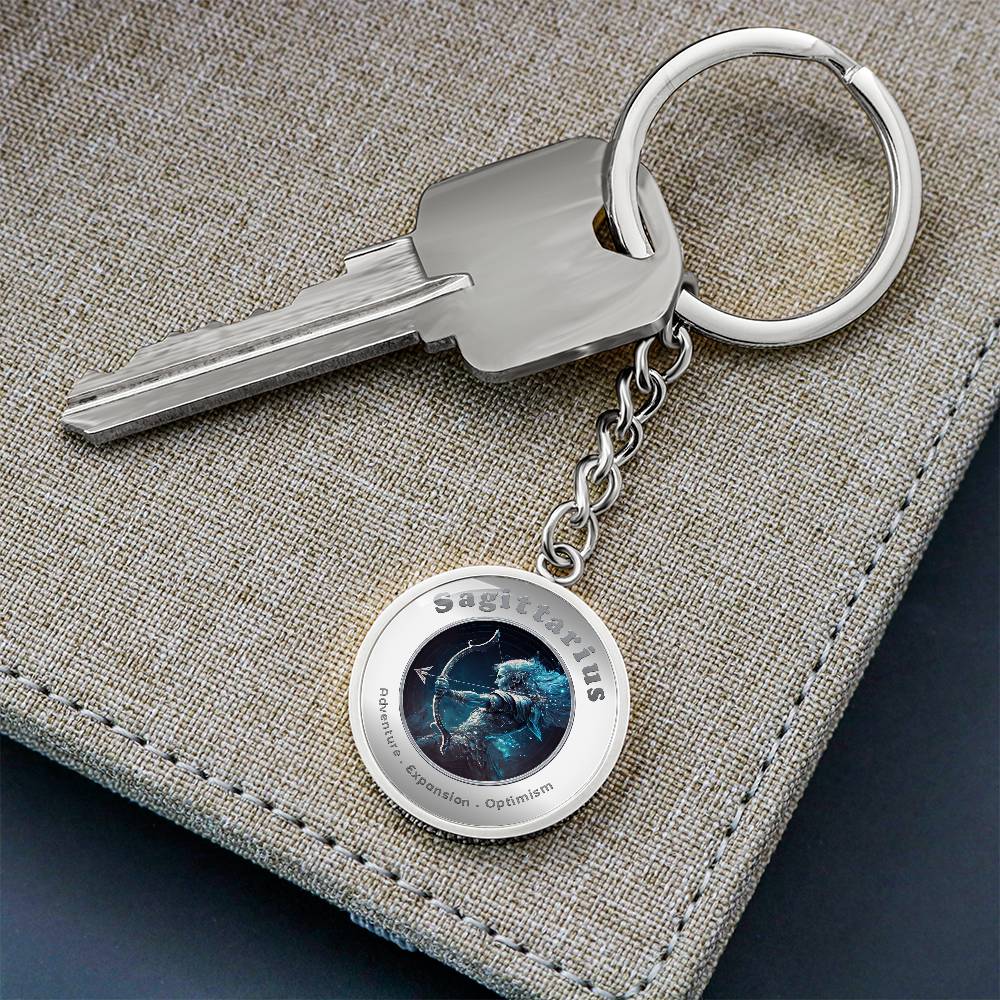 Sagittarius - Affirmation Keychain - More Than CharmsMore Than Charms