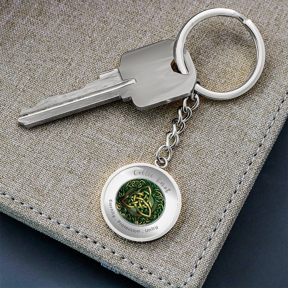 Celtic Knot - Affirmation Keychain - More Than CharmsMore Than Charms