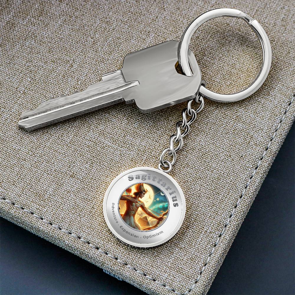 Sagittarius - Affirmation Keychain - More Than CharmsMore Than Charms
