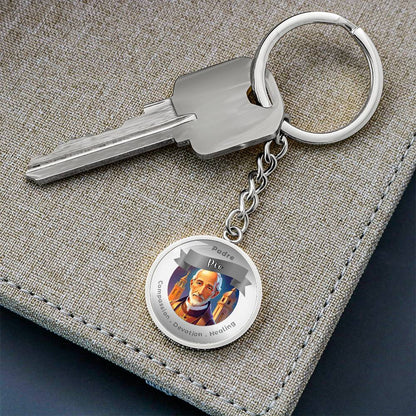 Padre Pio - Affirmation Keychain - More Than CharmsMore Than Charms