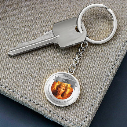 Goddess Aine - Affirmation Keychain For Empowerment Fertility Radiance - More Than CharmsMore Than Charms