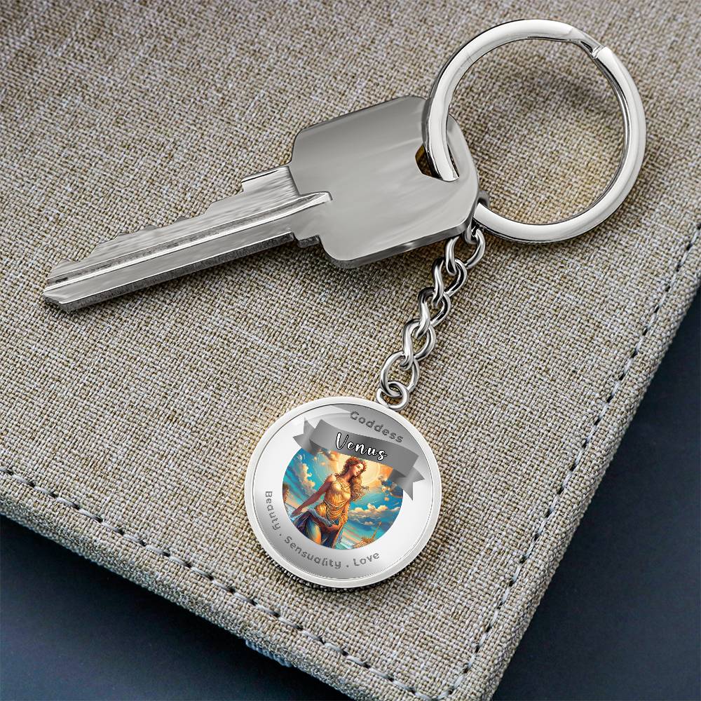 Venus - Affirmation Keychain For Beauty Sensuality Love- More Than CharmsMore Than Charms