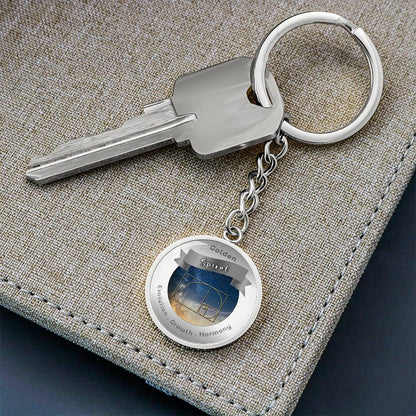 Golden Spiral - Affirmation Keychain - More Than CharmsMore Than Charms