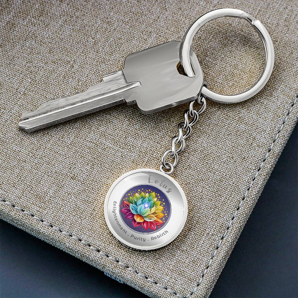 Lotus - Affirmation Keychain - More Than CharmsMore Than Charms