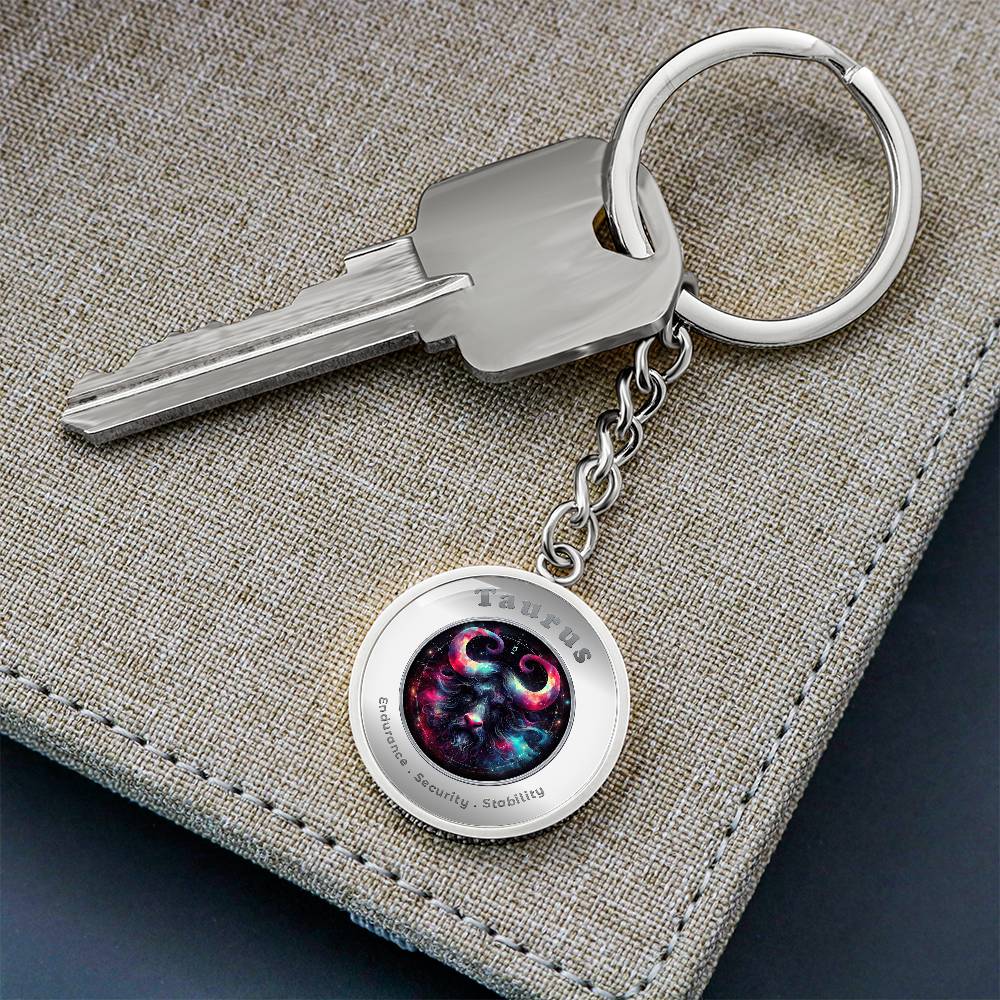 Taurus - Affirmation Keychain - More Than CharmsMore Than Charms
