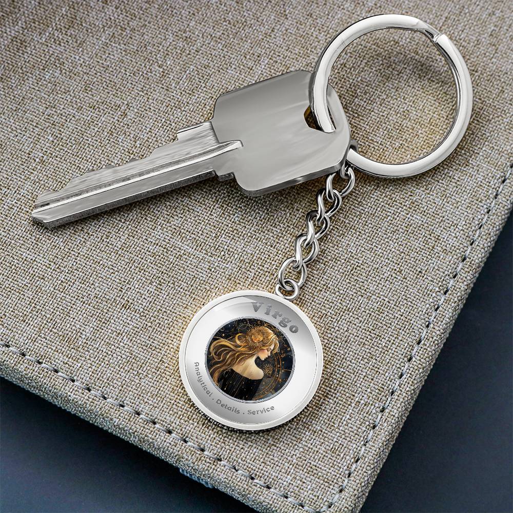 Virgo - Affirmation Keychain - More Than CharmsMore Than Charms