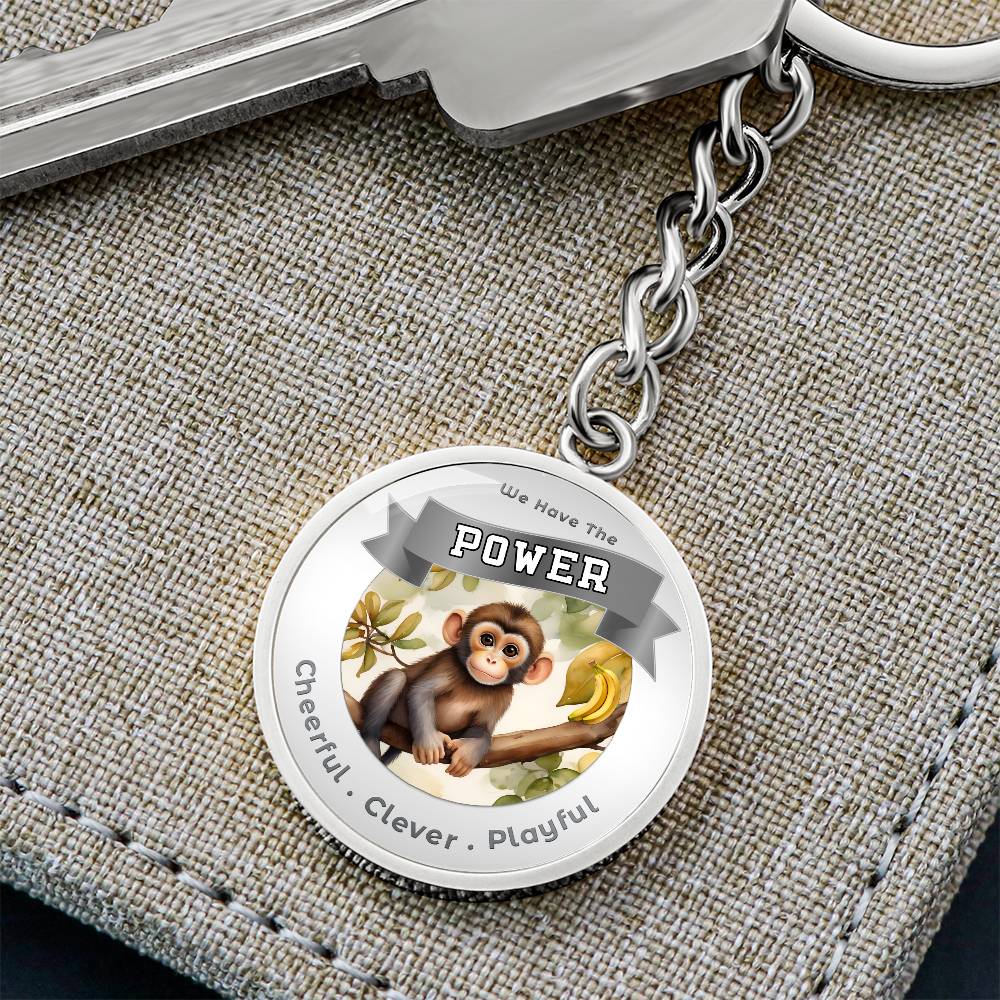 Monkey - Power Animal Affirmation Keychain - More Than CharmsMore Than Charms