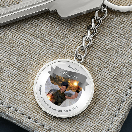 Powers - Angelic Realm Charm Keychain For Empowerment & Restoring Order - This Luxury Charm Necklace is more than just an accessory — it’s a soulful expression of your journey, dreams, and intentions. Designed with meaning, each charm carries powerful aff