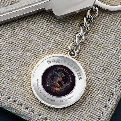 Sagittarius - Affirmation Keychain - More Than CharmsMore Than Charms