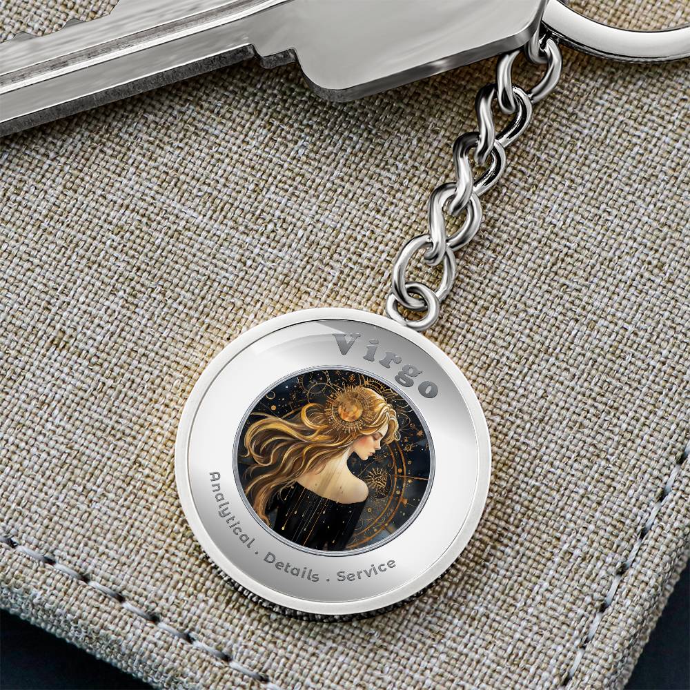 Virgo - Affirmation Keychain - More Than CharmsMore Than Charms