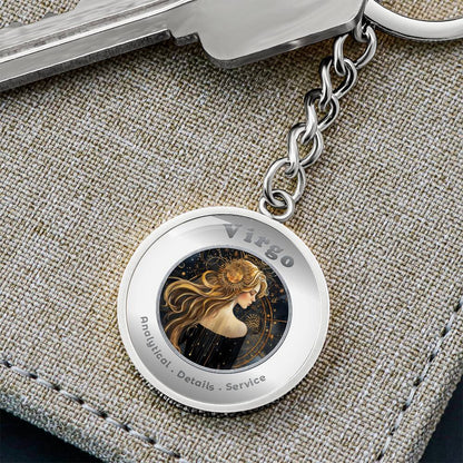Virgo - Affirmation Keychain - More Than CharmsMore Than Charms