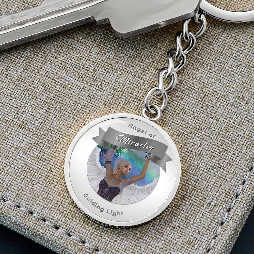 Miracles - Guardian Angel Affirmation Keychain - More Than CharmsMore Than Charms