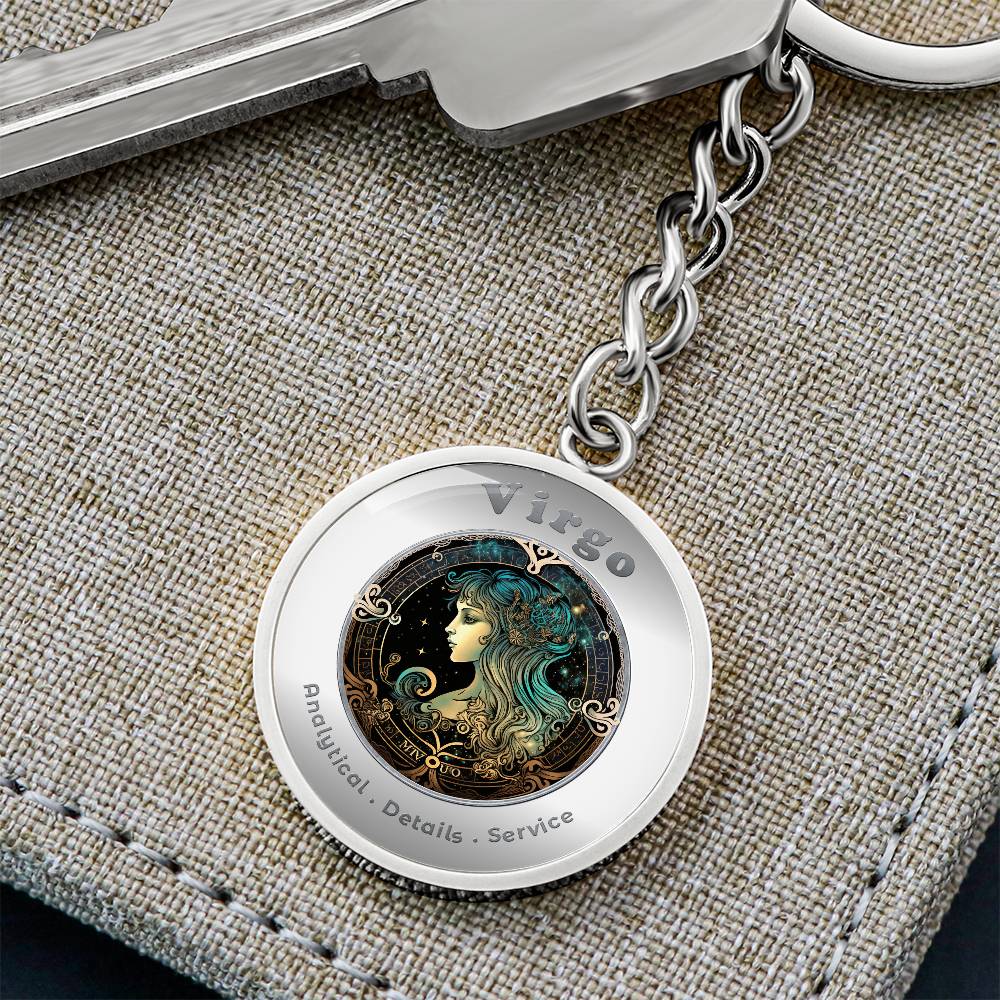 Virgo - Affirmation Keychain - More Than CharmsMore Than Charms