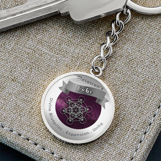 Metatron's cube - Affirmation Keychain - More Than CharmsMore Than Charms
