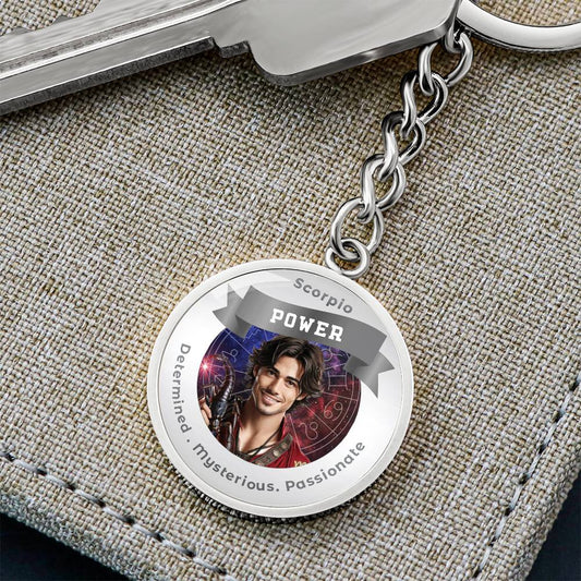 Divine Masculine Scorpio - Affirmation Keychain
