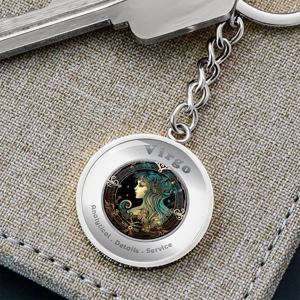 Virgo - Affirmation Keychain - More Than CharmsMore Than Charms