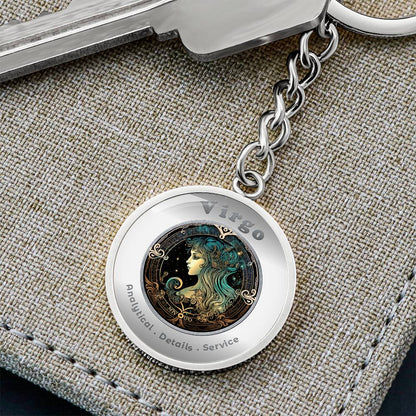 Virgo - Affirmation Keychain - More Than CharmsMore Than Charms