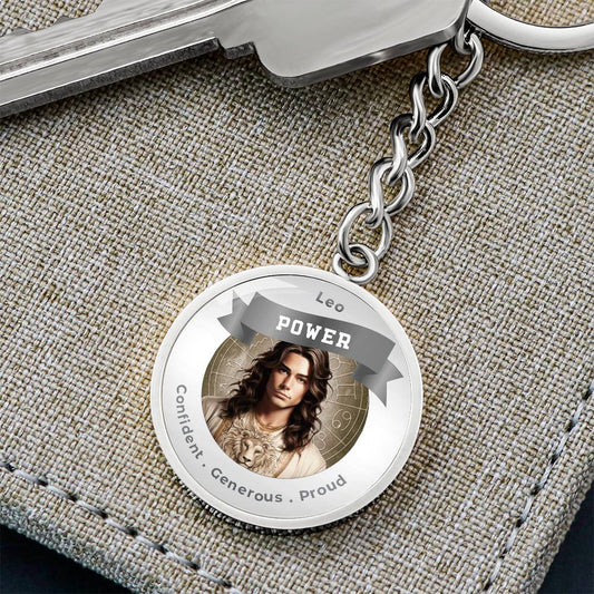 Divine Masculine Leo - Affirmation Keychain