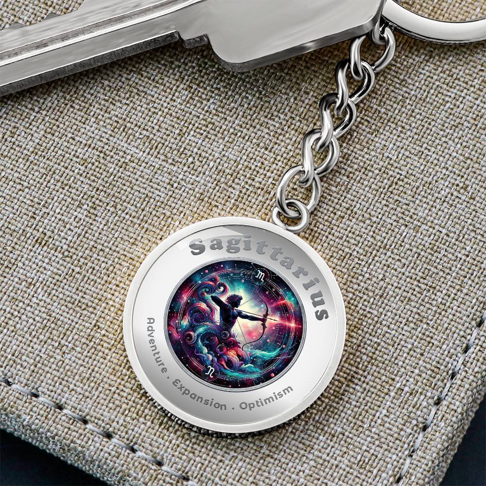 Sagittarius - Affirmation Keychain - More Than CharmsMore Than Charms