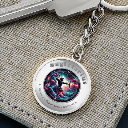 Sagittarius - Affirmation Keychain - More Than CharmsMore Than Charms