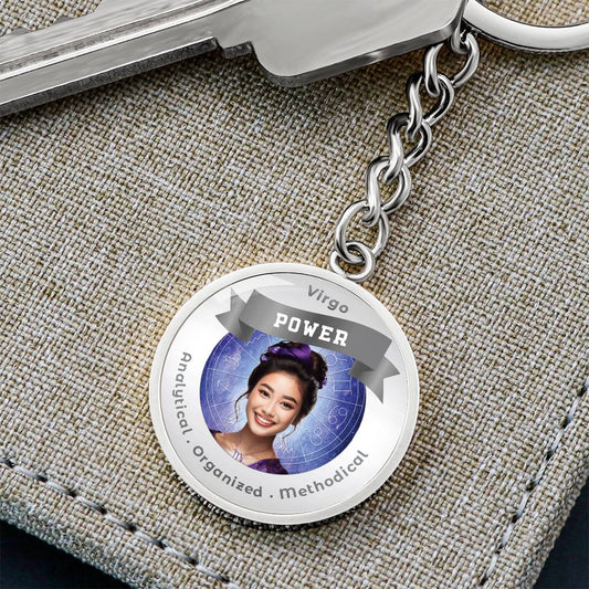 Divine Feminine Virgo - Affirmation Keychain