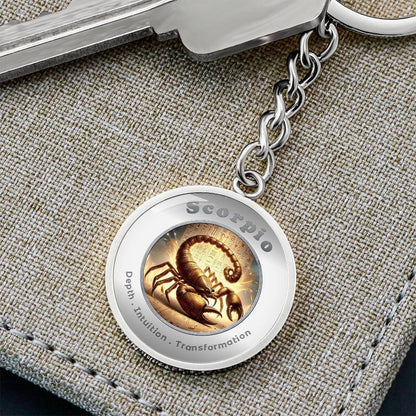 Scorpio - Affirmation Keychain - More Than CharmsMore Than Charms
