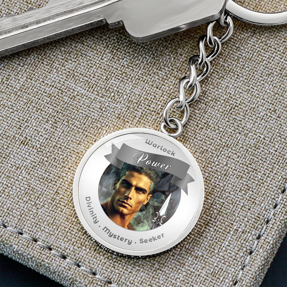 Warlock - RPG Fantasy Affirmation Keychain - More Than CharmsMore Than Charms