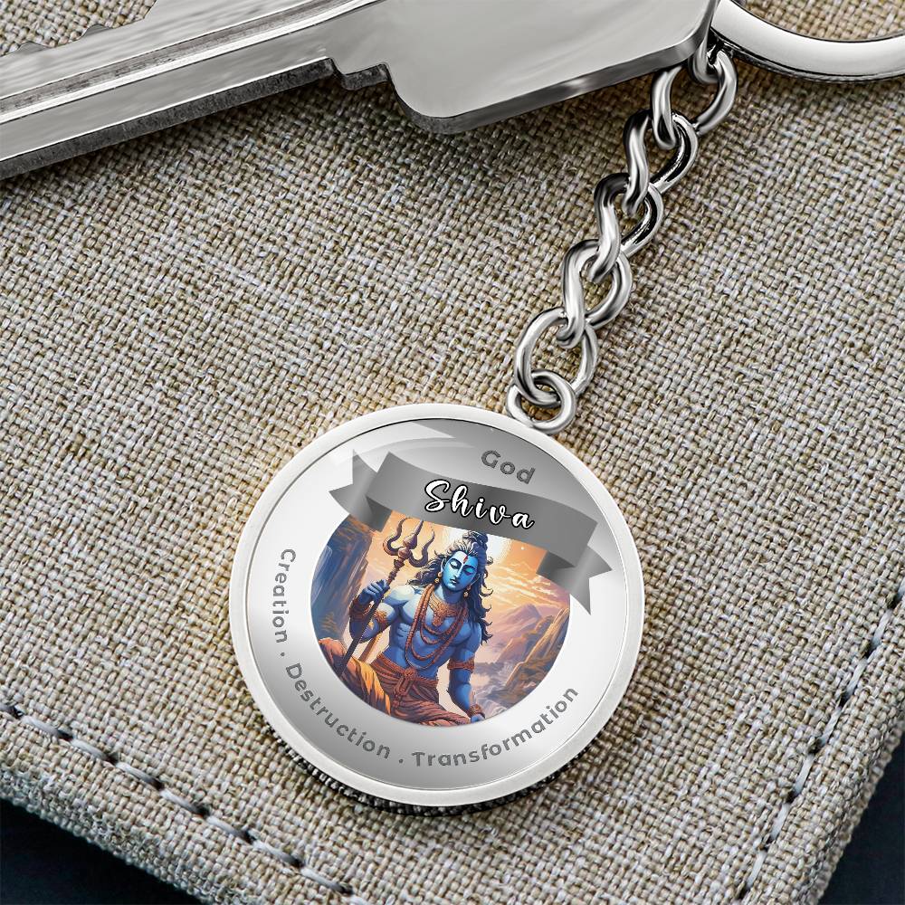 Shiva - Affirmation Keychain For Creation Destruction Transformation- More Than CharmsMore Than Charms