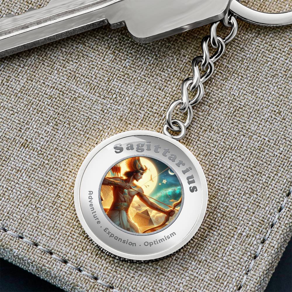 Sagittarius - Affirmation Keychain - More Than CharmsMore Than Charms