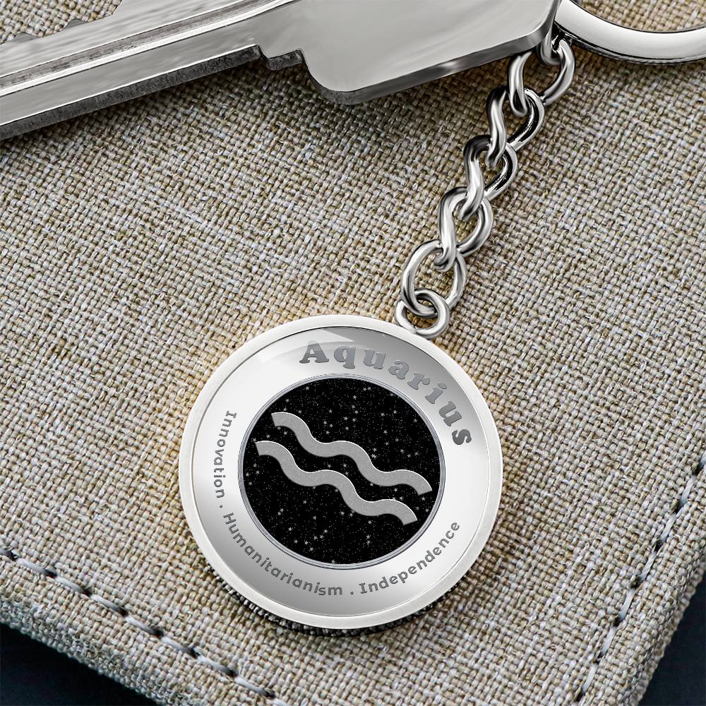 Aquarius - Affirmation Keychain - More Than CharmsMore Than Charms