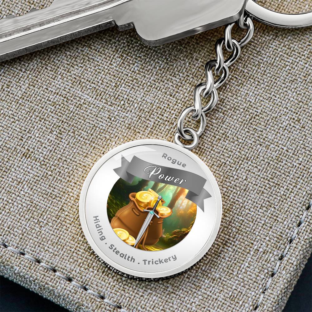 Rogue 2 - RPG Fantasy Affirmation Keychain - More Than CharmsMore Than Charms