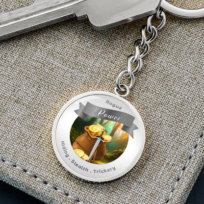 Rogue 2 - RPG Fantasy Affirmation Keychain - More Than CharmsMore Than Charms