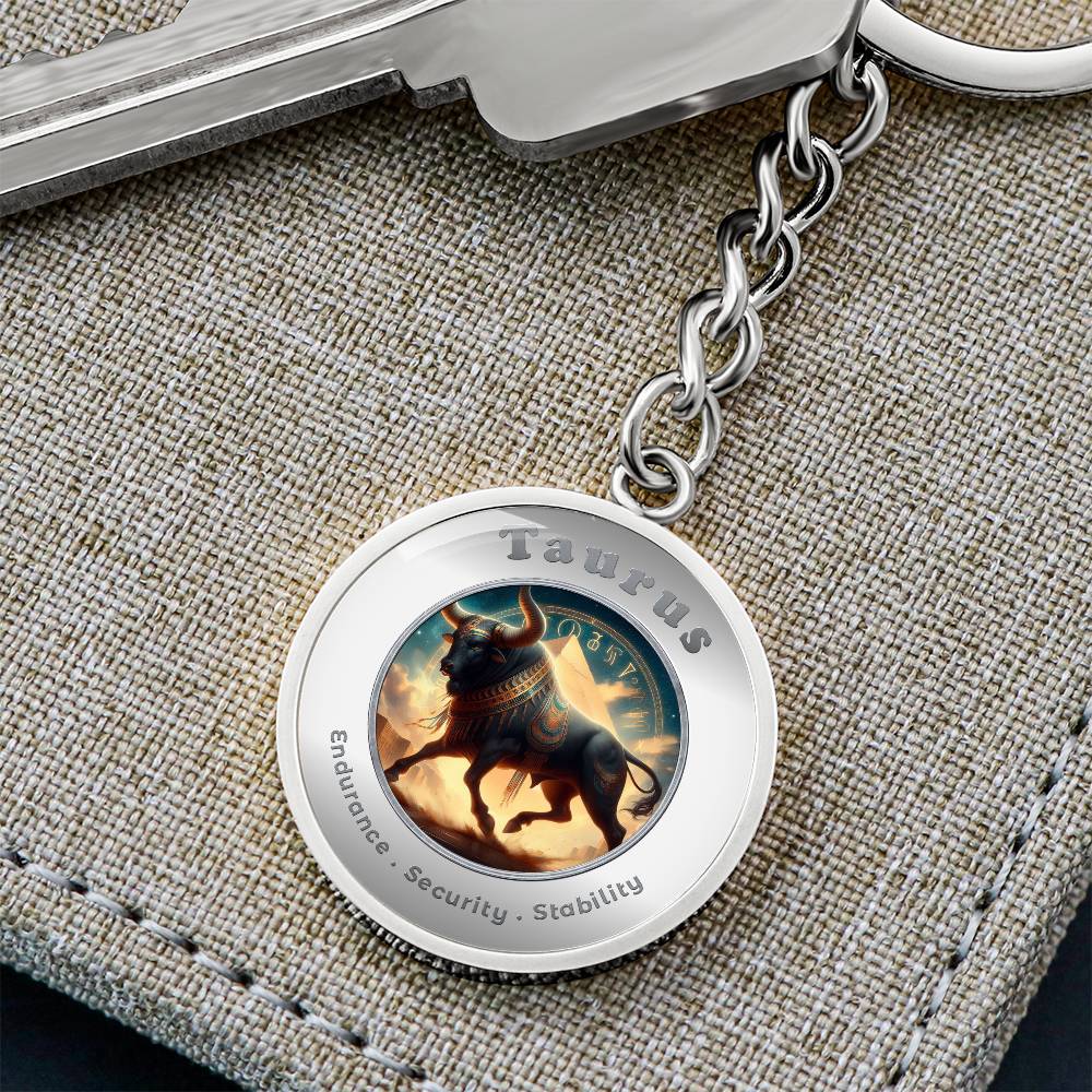 Taurus - Affirmation Keychain - More Than CharmsMore Than Charms