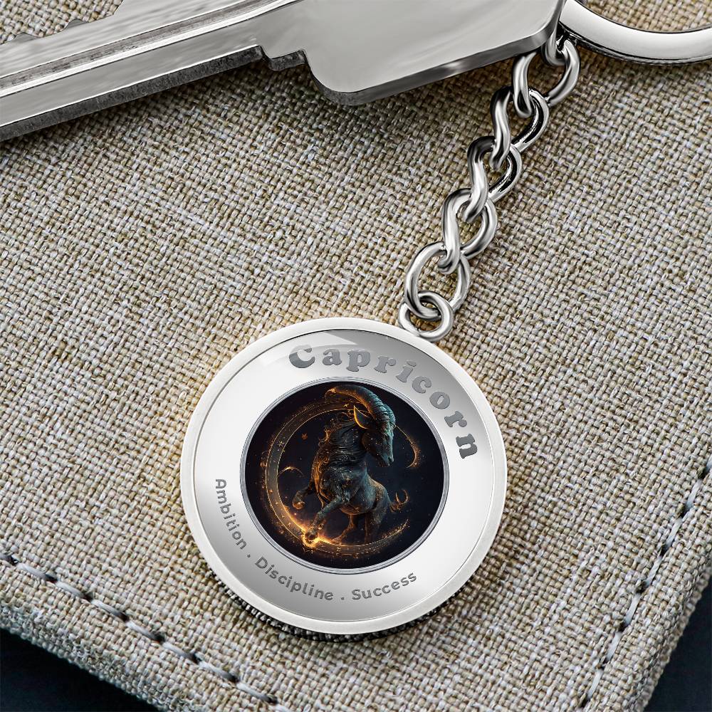 Capricorn - Affirmation Keychain - More Than CharmsMore Than Charms