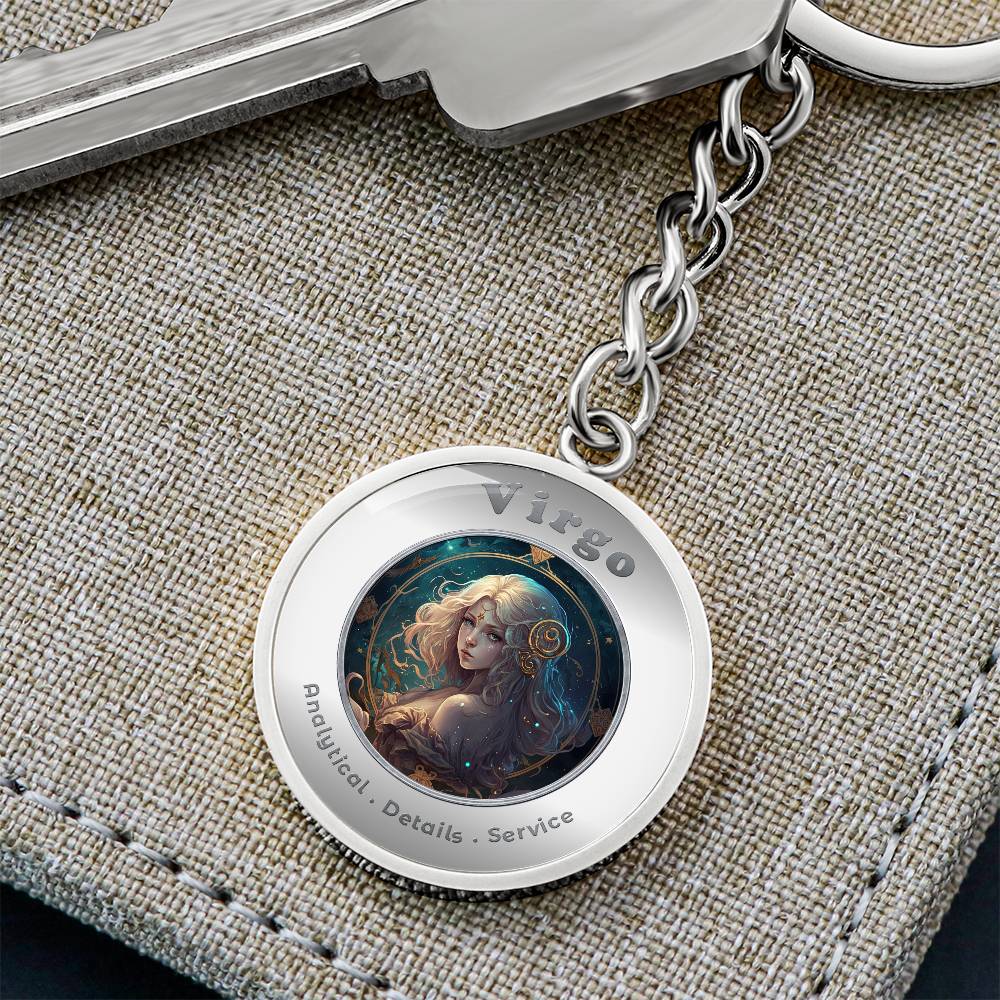 Virgo- Affirmation Keychain - More Than CharmsMore Than Charms
