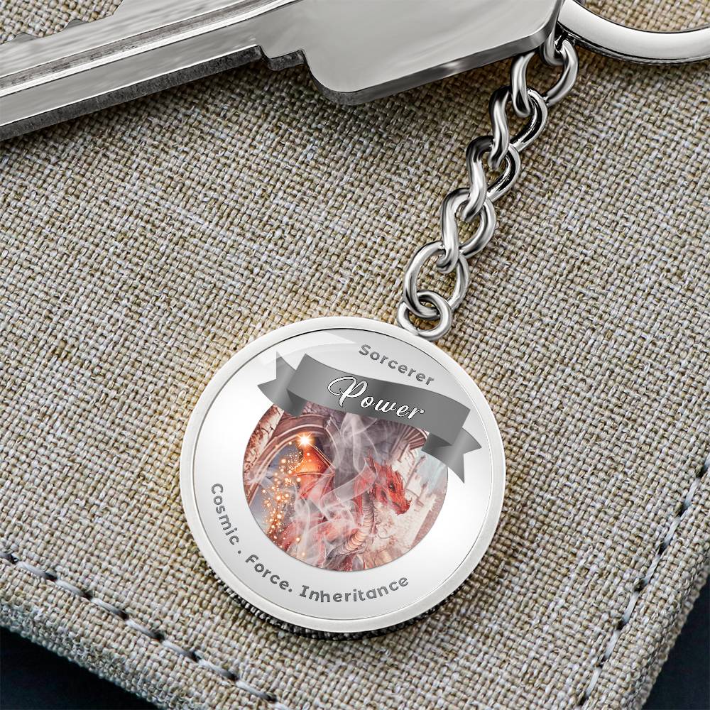 Sorcerer 2- RPG Fantasy Affirmation Keychain - More Than CharmsMore Than Charms