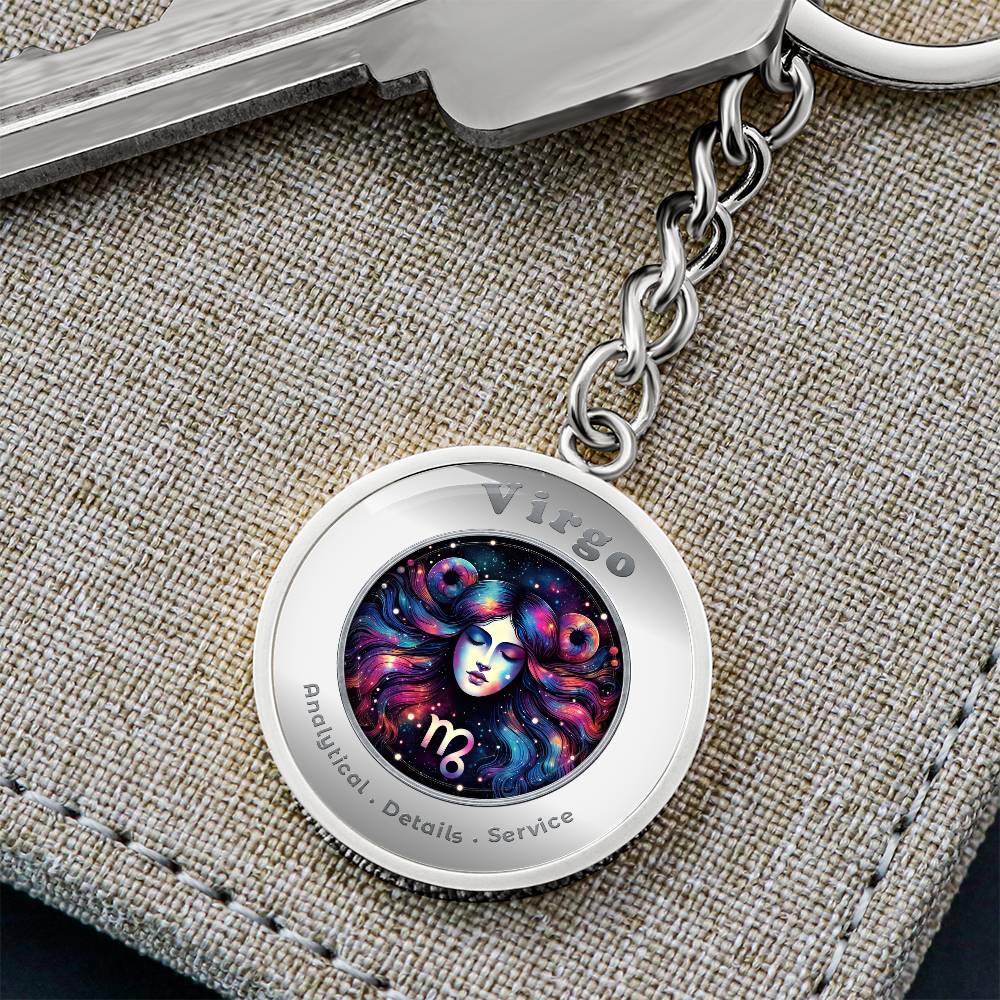 Virgo - Affirmation Keychain - More Than CharmsMore Than Charms