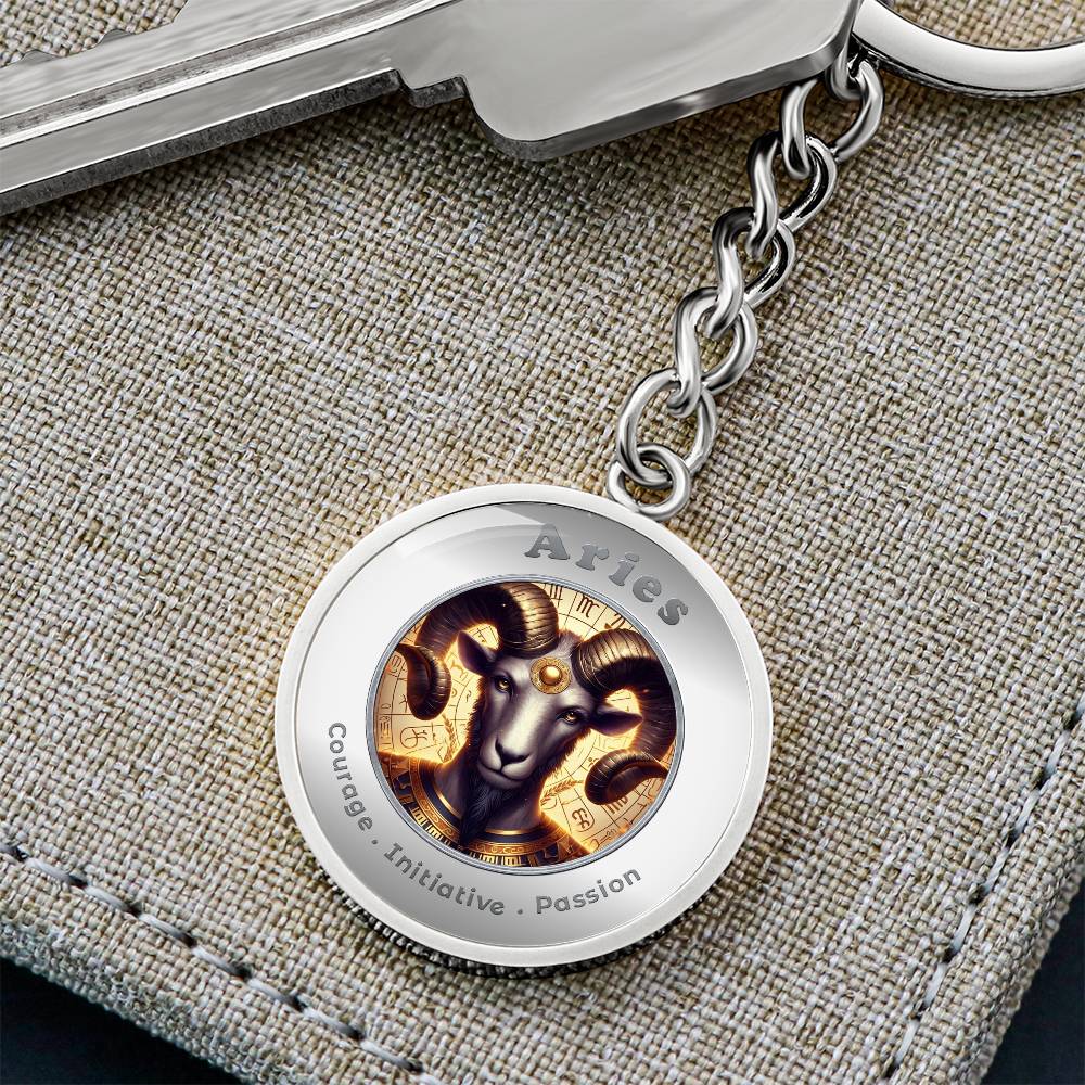 Aries - Affirmation Keychain - More Than CharmsMore Than Charms