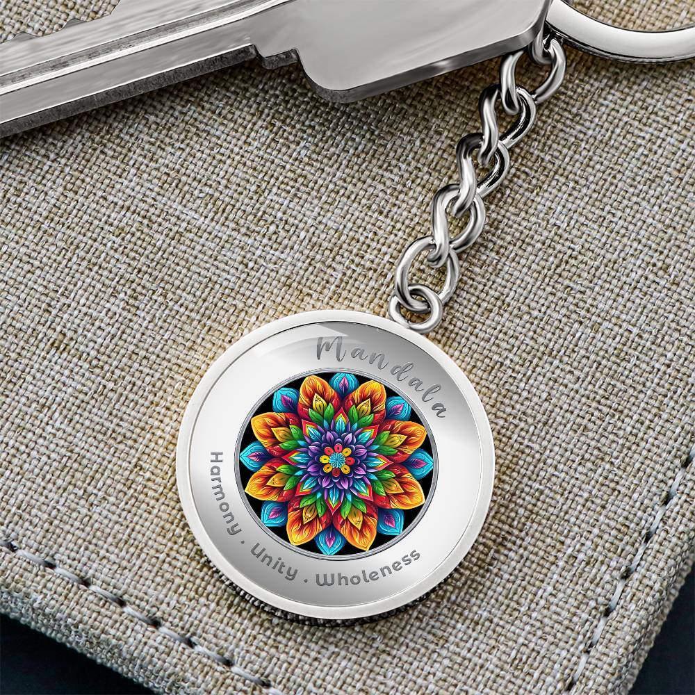 Mandala - Affirmation Keychain - More Than CharmsMore Than Charms
