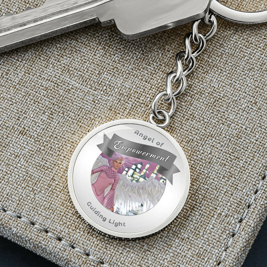 Empowerment - Guardian Angel Charm Keychain - This Luxury Charm Keychain is more than just a keyring — it’s an empowering expression of your dreams, intentions, and personal energy.Featuring an original design with meaningful affirmations, symbols, or ima