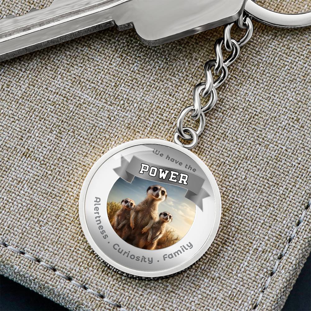 Meercat - Power Animal Affirmation Keychain - More Than CharmsMore Than Charms