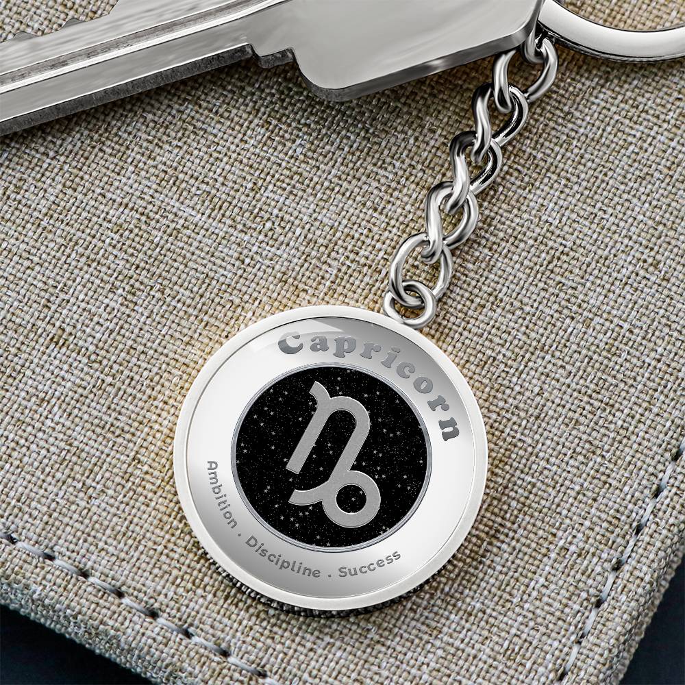 Capricorn - Affirmation Keychain - More Than CharmsMore Than Charms