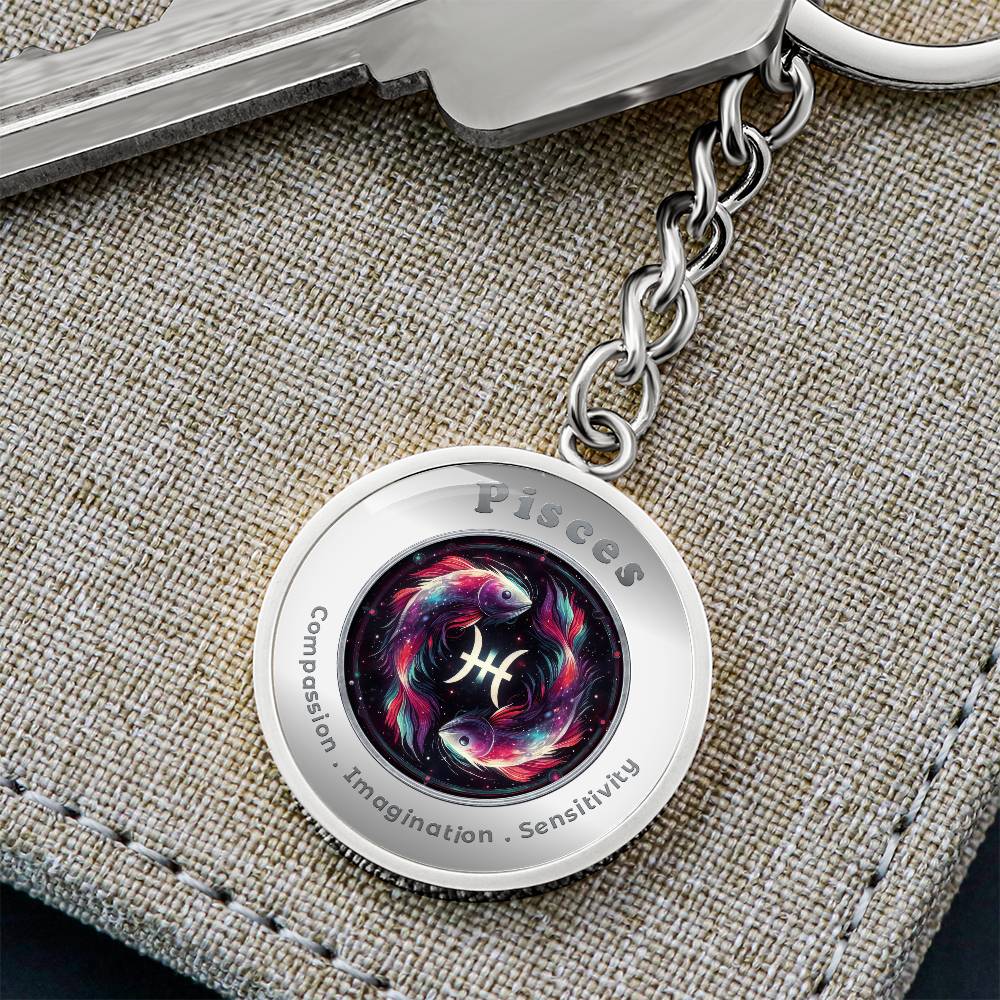 Pisces - Affirmation Keychain - More Than CharmsMore Than Charms